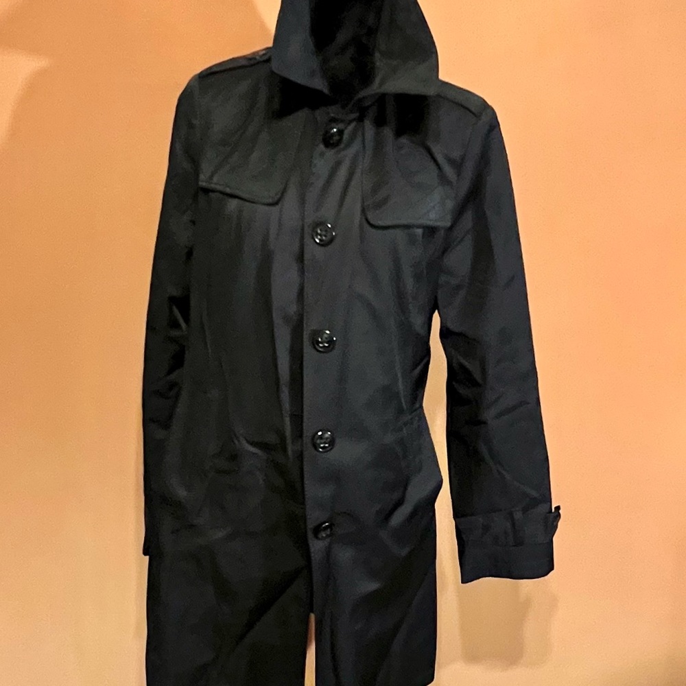 Black trench coat